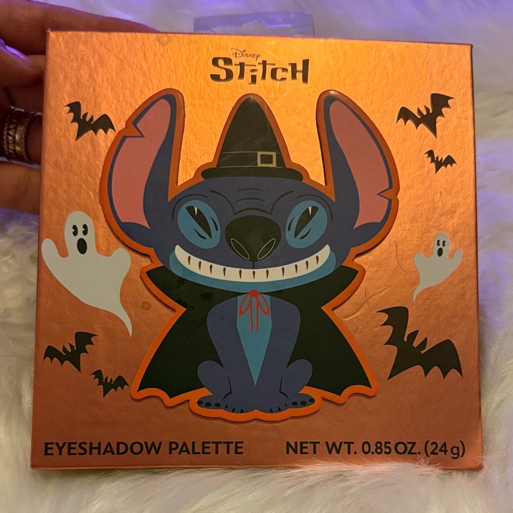 New - Disney Halloween "Stitch" Witch Eyeshadow Makeup Palette, Sealed!